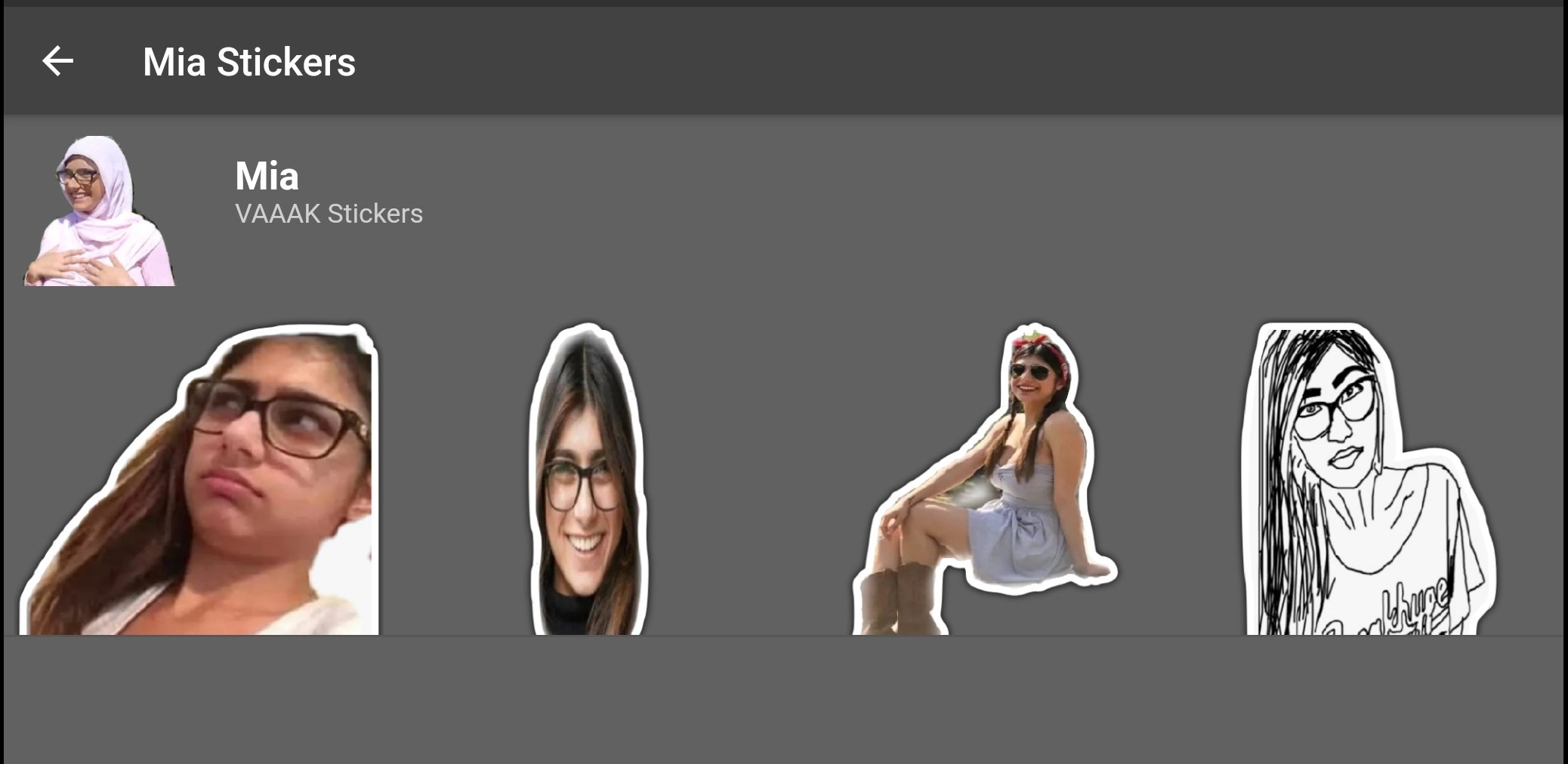 Mia Khalifa Stickers Whatsapp APK 